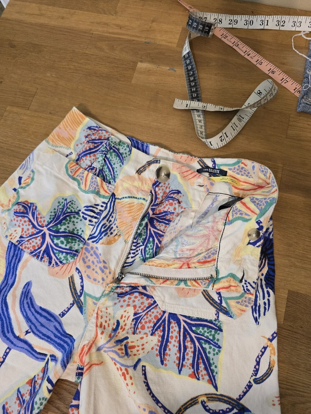 Maeve Colette Cropped Wide-Leg Pants: Sarah Gordon Artist Edition 25 - Picture 9 of 13